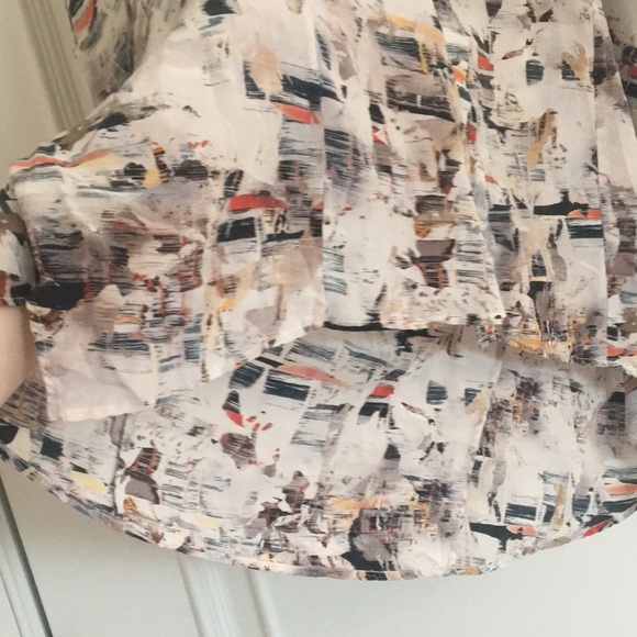 Allsaints Fleet Dash Silk Blouse - Picture 5 of 9